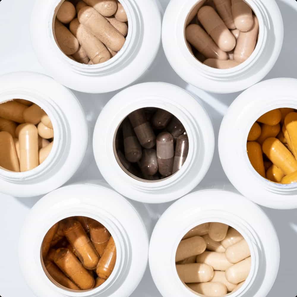 image of different supplements.